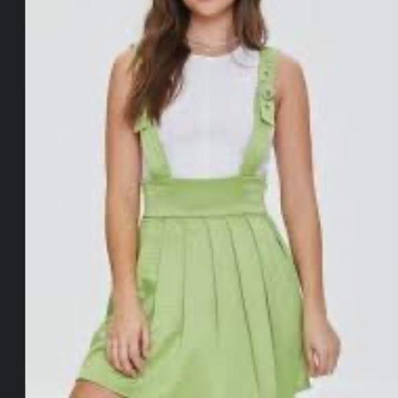 Forever 21 houndstooth pinafore dress Y2K - Picture 6 of 6